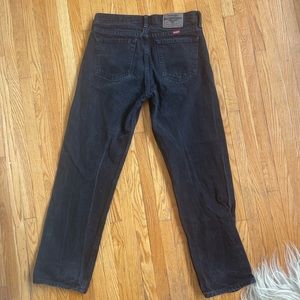 Vintage black denim Wrangler jeans